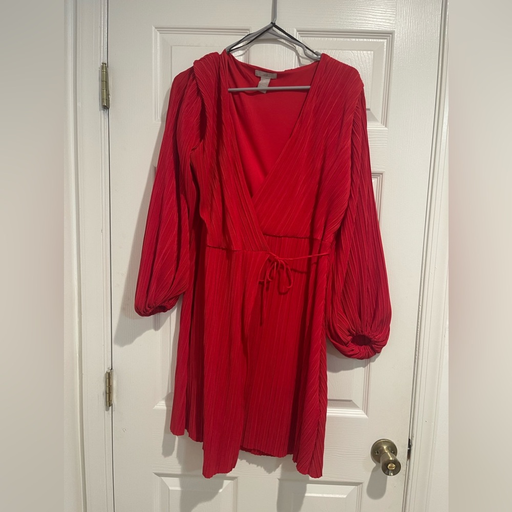 H&M red dress
